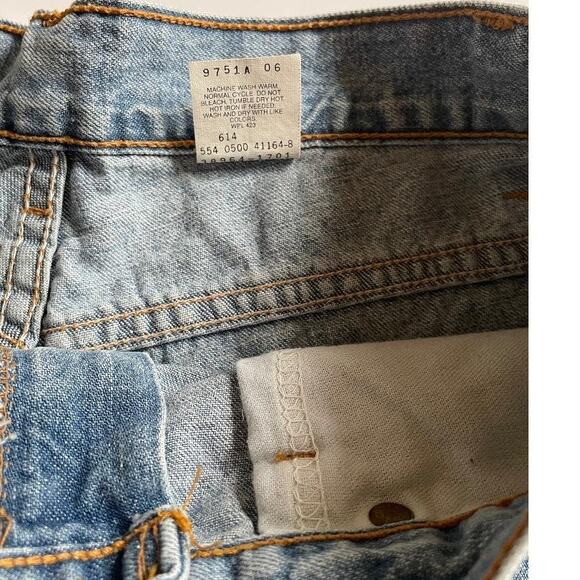 Vintage 90s Levi's Denim Shorts‎ Size 8 Mis - Picture 4 of 7